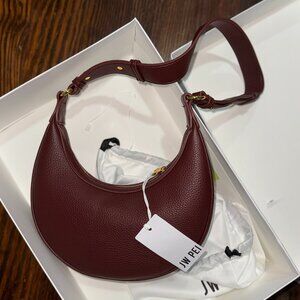 JW Pei Carly Medium Shoulder Bag - Deep Claret
